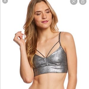 Alo Yoga Metallic Spotlight Bra